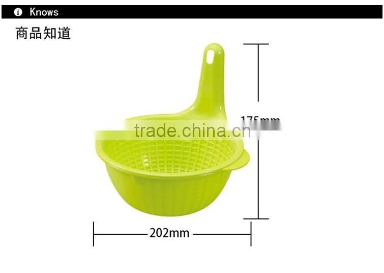 high grade suit of plastic storage and package collapsible colander bowl strainer