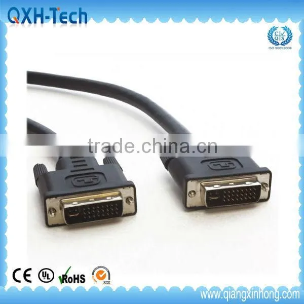 High Speed 24+1 DVI male to DVI 24+1 male cable