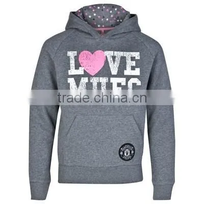 Screen printing fleece hoodie customized