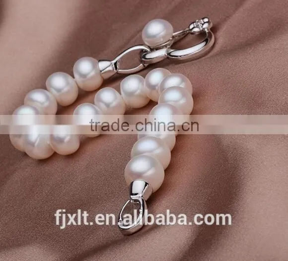 9-10mm/10-11mm 925 silver latest design pearl set