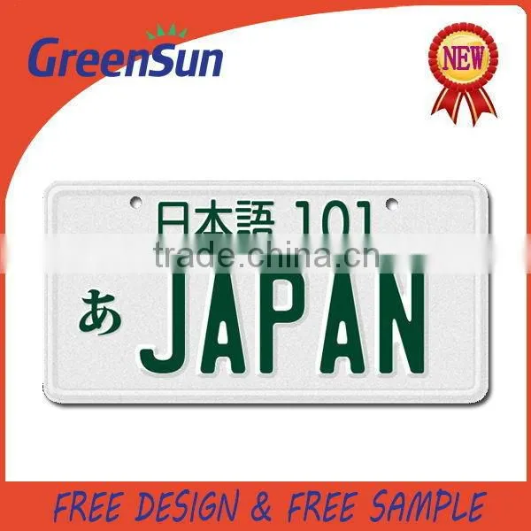 Super quality Promotion personalized car registration plates