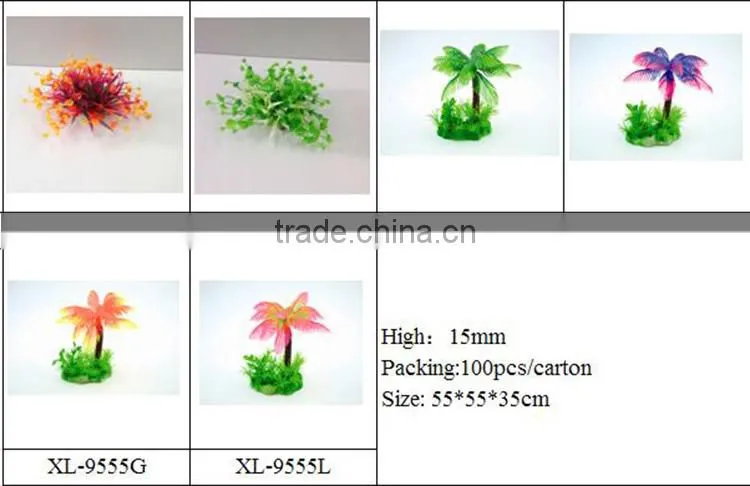 Chian wholesale home fish tank decoration aquatic plastic