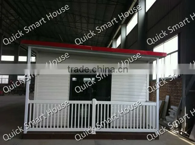 NEW: Luxury prefab house with UPVC wall cladding and WPC veranda