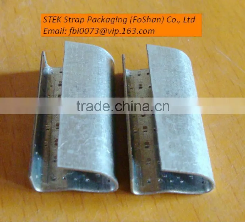 Packing Metal seals for plastic straps from STEK manufacturer