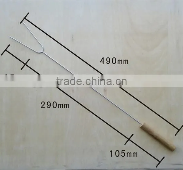telescopic bbq fork, extendable fork, stainless steel fork