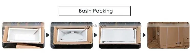 Alibaba Shop Sensor Tap Semi Recessed Round Basin For Wash