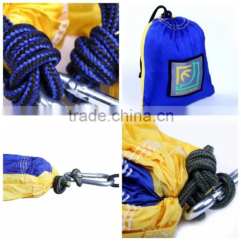 NBWT ATC certificate mixed color nylon swing hammock