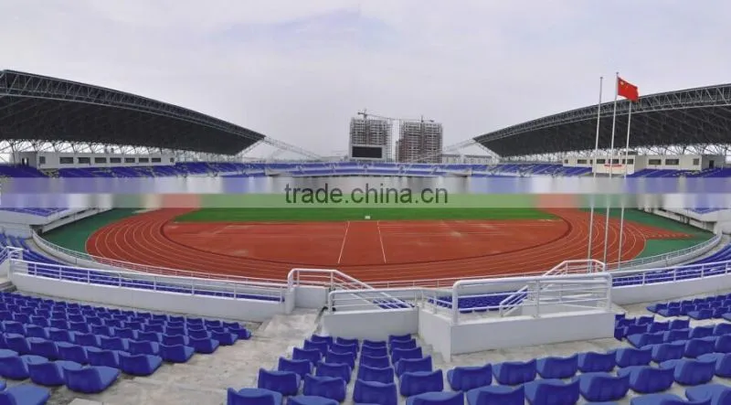 Outdoor training field good quality floor mounted light weight durable injection molding chair for sale