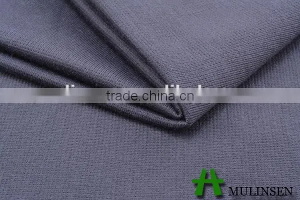 Mulinsen textile knitting 96%polyester 4%spandex dyed knit wear textil product