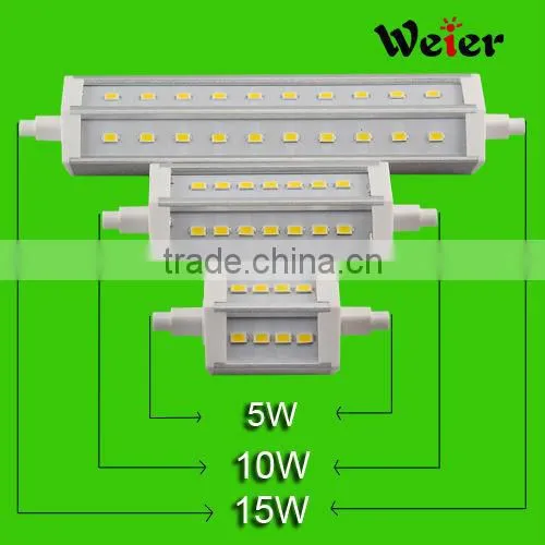 High lumen SMD2835 5W 78mm with ce rohs led r7s