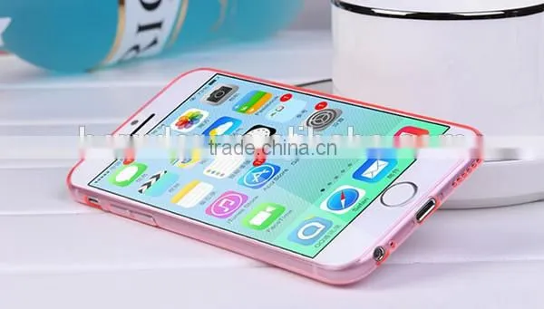 Mix color custom logo soft tpu case for iphone 6 plus 5.5 inch