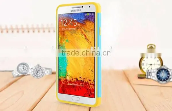 New fashion simple style customized silicone rubber phone cover for samsung galaxy note 3
