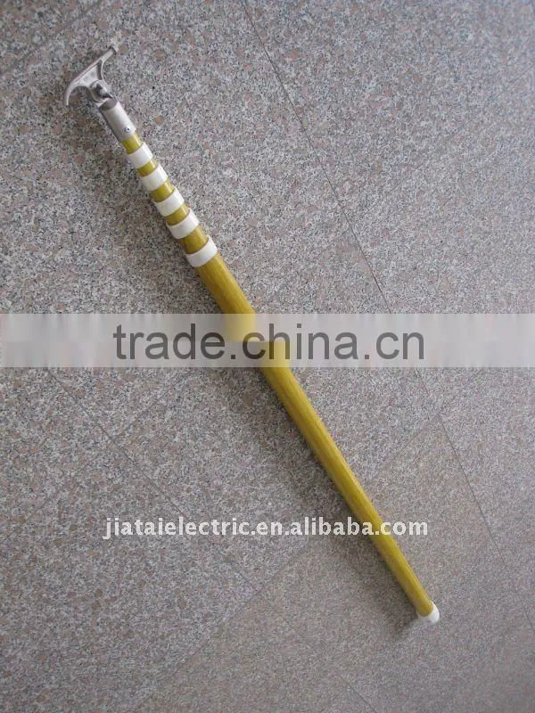 high quality fiberglass telescopic hot stick/telescoping hot sticks
