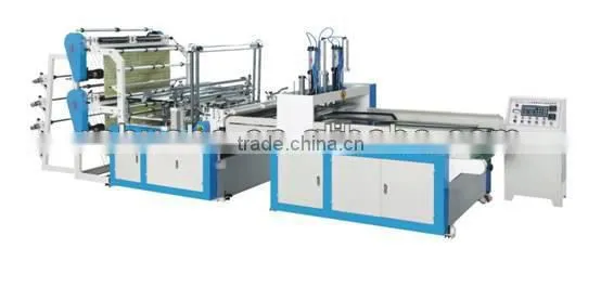 Plastic t -shirt bag/hand bag/carry bag forming machine
