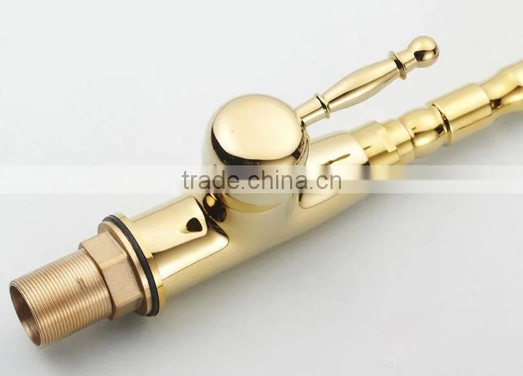 Sanitary ware kitchen basin sink faucet gold brushed kitchen faucet