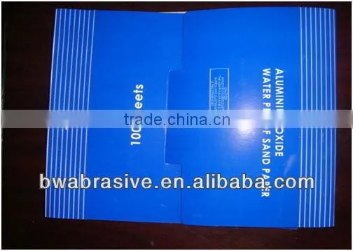 230mmX280mm White coated Sanding Paper