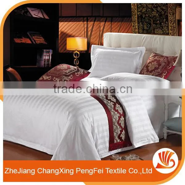 Good breathable comfortable hotel bedsheet with the soft hand feeling