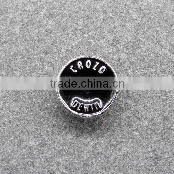 Painted alloy Jeans Button