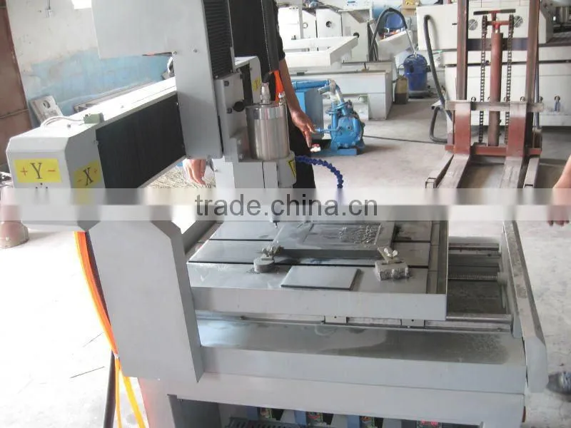 mini crafts stone/soft metal cnc carving PCB milling machine with water tank