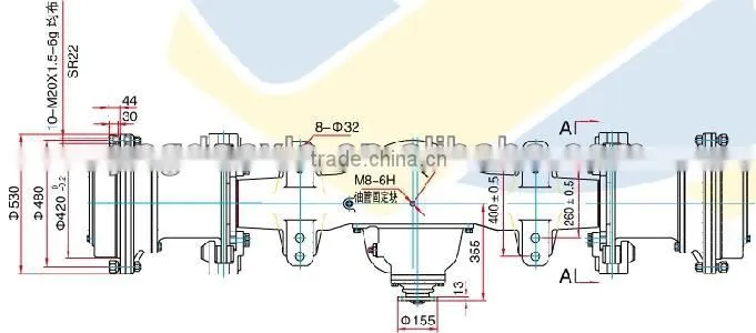 ZL50G AXLE spare parts compactor road roller axle loader AXLE manufacturer for XGMA XCMG Yutong Yineng Shantui Lonking