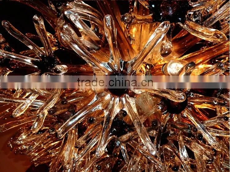 hand blown glass chandelier decoration XO150623 Murano glass chandelier chihuly style glass chandelier