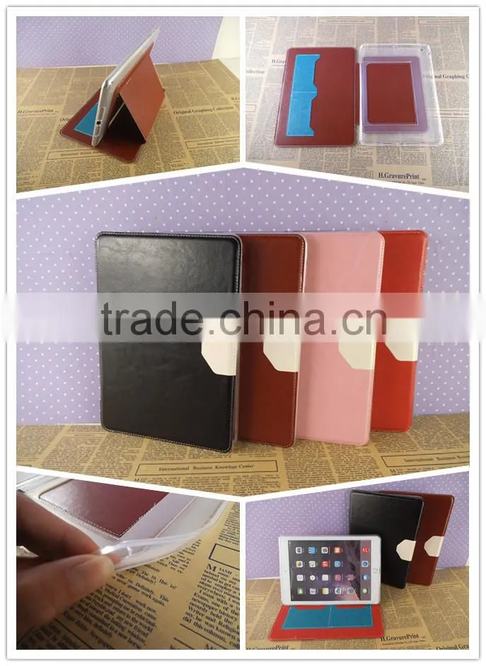 Modern Stylish For iPad air Cas with PU Leather Stand Case For iPad air