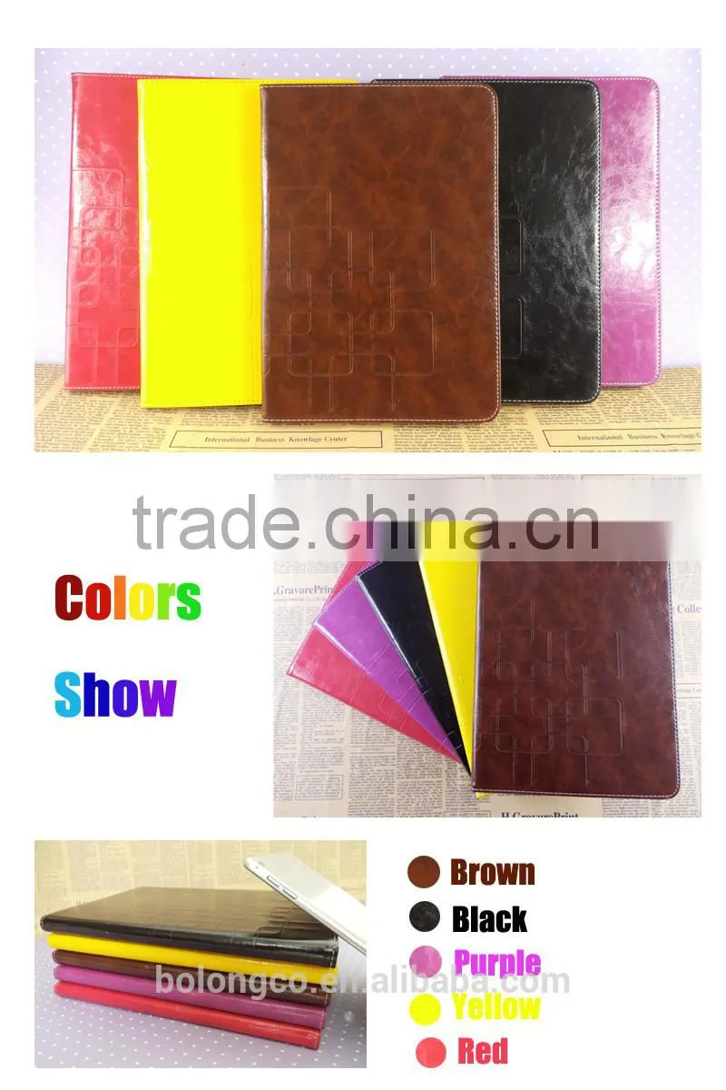 luxury for ipad 2/3/4 case with auto sleep wake function