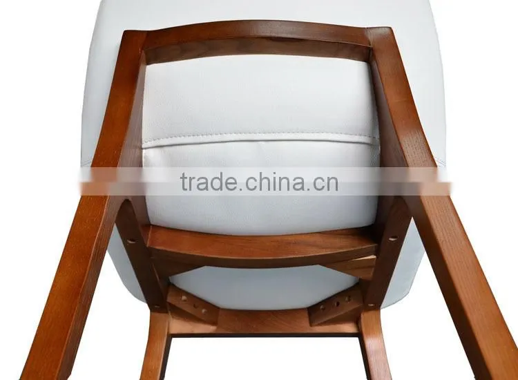 D030B Black crocodile leather dining chair