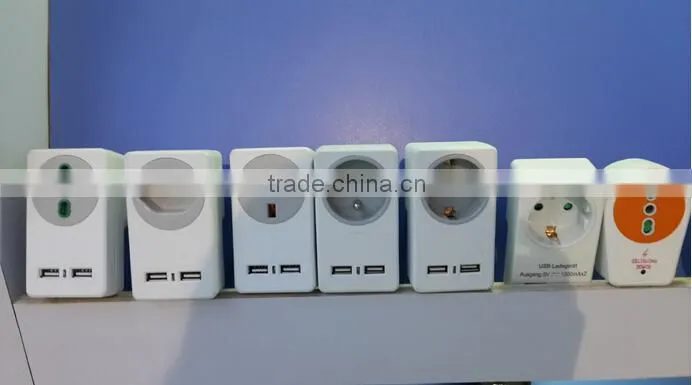 New design HY139 250V 16A 6Way Electrical power extension socket