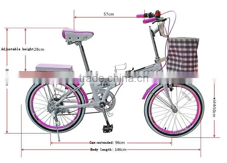 Folding Bicycles 20-Inch Variable Speed Cycling Students Mini Ultra-Portable Ladies Cars Sell Like Hot Cakes!