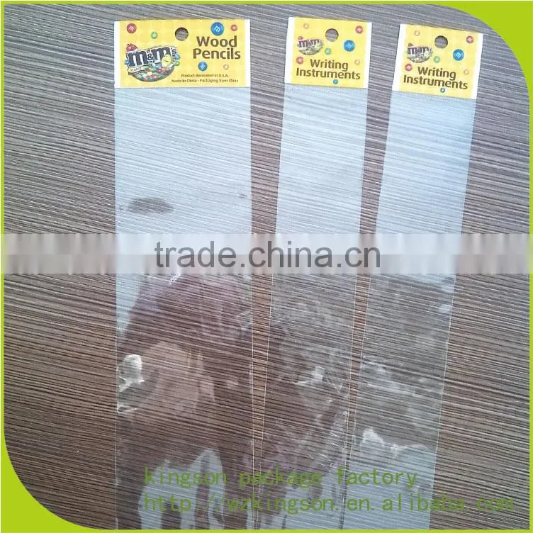 Self-adhesive transparent packing opp plastic bag,printing clear opp bag