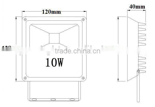 IP65 220V waterproof 30w led flood light for outdoor lighting