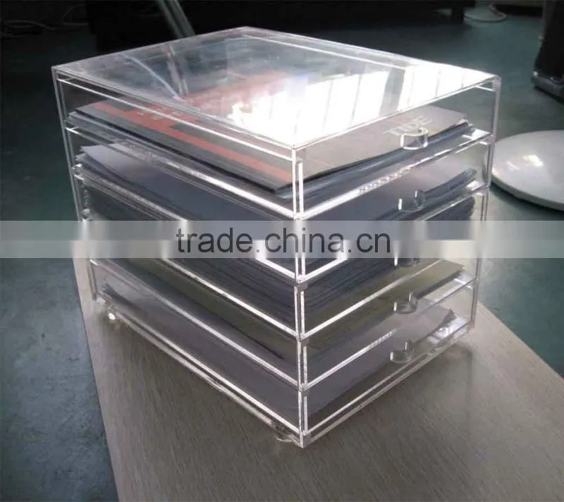 wholesale acrylic makeup organizer with drawers