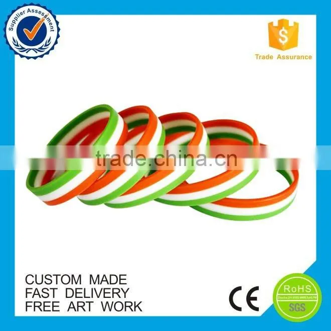Customized eco-friendly cheap silicone wristband making