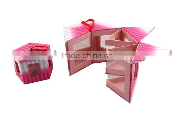 Christmas paper folding tea box