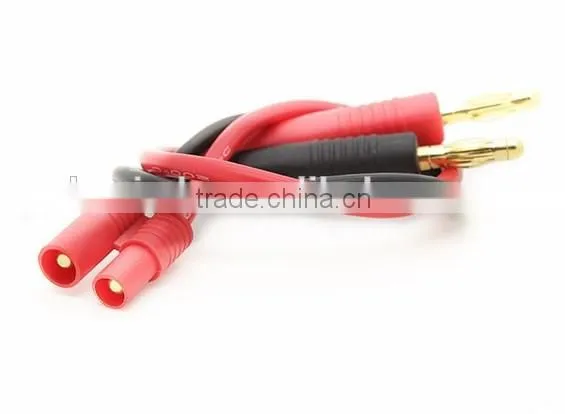 HXT 3.5MM connector to 4mm Male Banana Plug Charge Lead Adapter