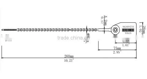 GC-P001 Wholesale Products China fire extinguisher numbered plastic seals