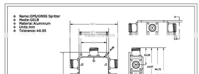 GPS power splitter 8 way splitters(divider)
