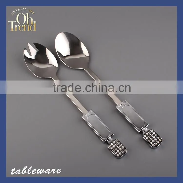 SH - Brilliant silver spoon & fork set, good quality sample free flatware wholesale Stainless Steel Cutlery Set