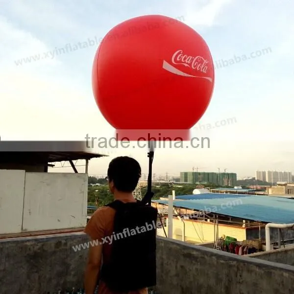 Factory price adverising walking balloon, led backpack balloon for sale