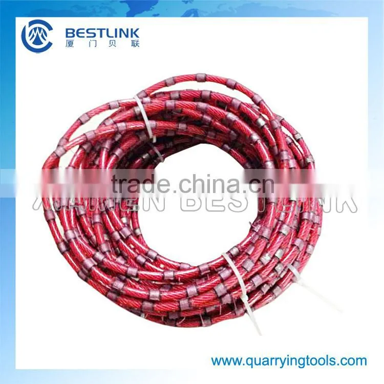 new design multi cutting 7.2mm diamond wire for granite slabs cut with high quality