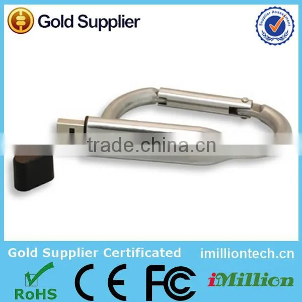 Precise and professional Carabiner usb flash drive 2.0 32GB
