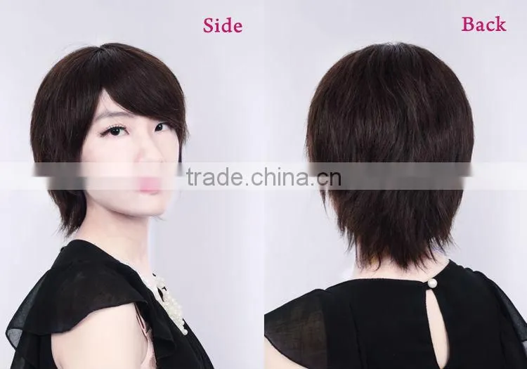 100% Unprocessed Can Be Dyed Remy Brazilian Human Hair Wig