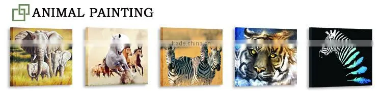 Chrismas decoration inkjet canvas painting
