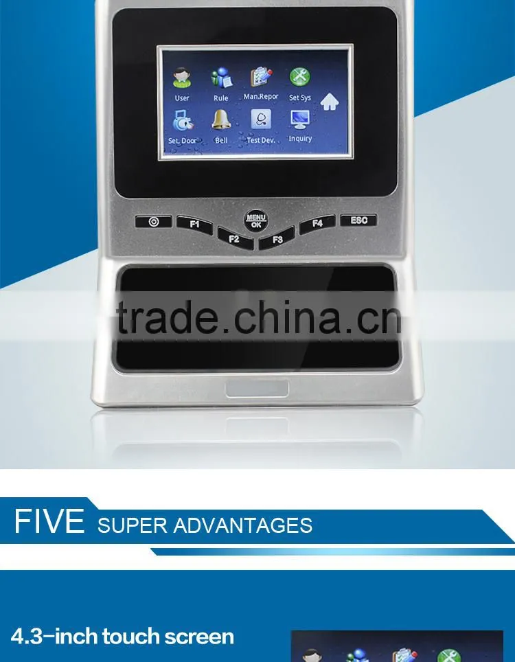 OC046 Biometric Face Identification and Fingerprint Time Attendance Device