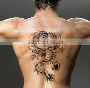 Dragon shaple body tatoo sticker
