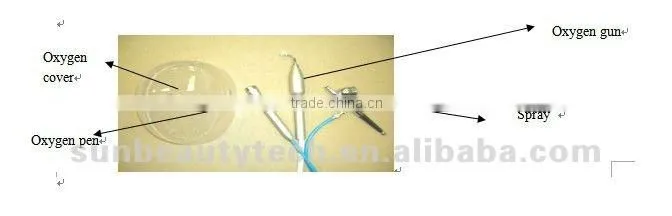 Needle-free mesotherapy facial Oxygen jet peel Machine