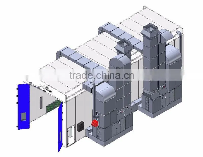 JF large car spray paint booth for sale auto truck machine painting baking room ( CE certification 2 years warranty time)