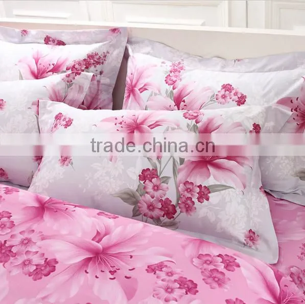Wholesale 100% cotton Reactive printing 3d bedding sets,king size bed linen,bedding set,Bed sheet/duvet cover