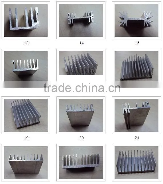 sunflower anodized aluminium heat sink